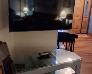 Flat screen television and entertainment audio equipment video equipment stand