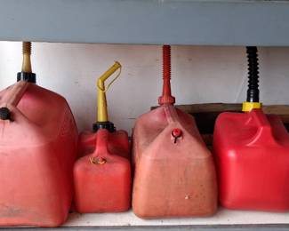 Gas cans plastic