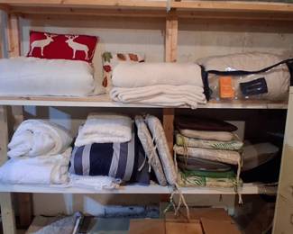 Linens towels and sheets