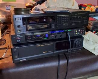VHS DVD audio equipment