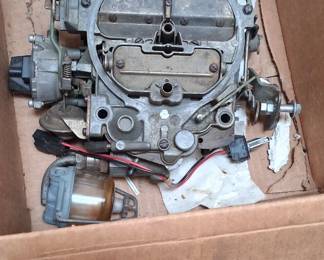 Rochester Quadrajet 4-barrel carburetor,