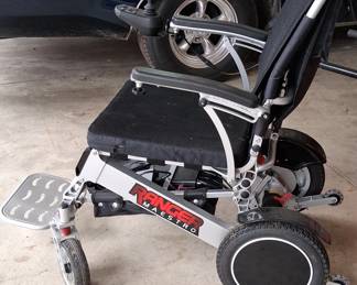 Porto Mobility Ranger Maestro reclining lightweight folding electric wheelchair