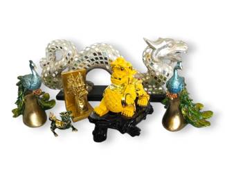 Dragons, Foo Dogs,  Peacock Decor
