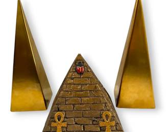 Egyptian Themed Pyramid Decor