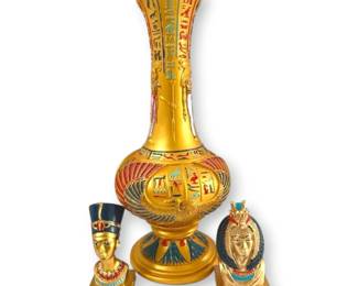 Design Toscano Egyptiona Vulture Vase and Figures