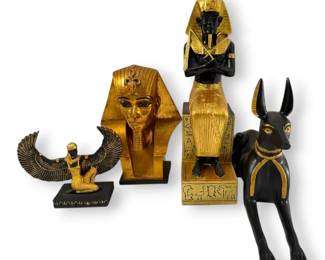 Black and Gold EgyptianThemed Decor