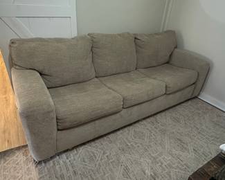 Light Beige Fabric Sleeper Sofa