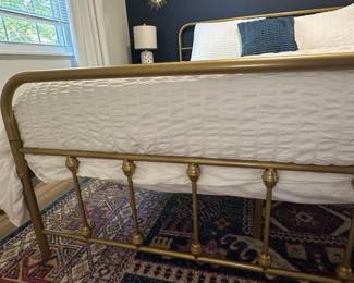 Gold Metal Bed Frame