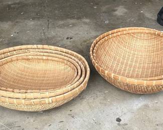 Woven Rattan Baskets