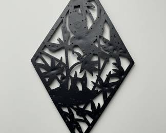 Mid-Century Syroco Style Diamond Shaped Wall Plaques (Set of 3)