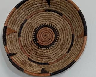 African Woven Grass Basket
