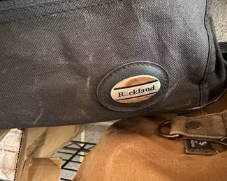 Rockland Black Nylon Sling Bag