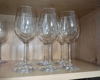 Clear Glass Wine Glasses