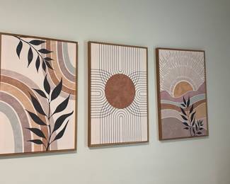 Boho Abstract Landscape Wall Art Set