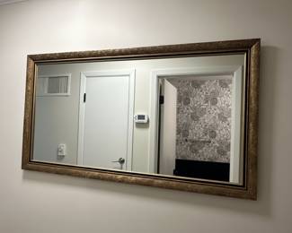 Ornate Gilt Wood Framed Wall Mirror