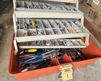 Plano Box with Assorted Tools