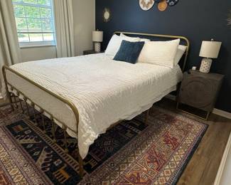 Gold Metal Bed Frame