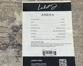 Distressed Oriental Style Area Rug