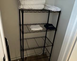 Black Wire Shelving Unit