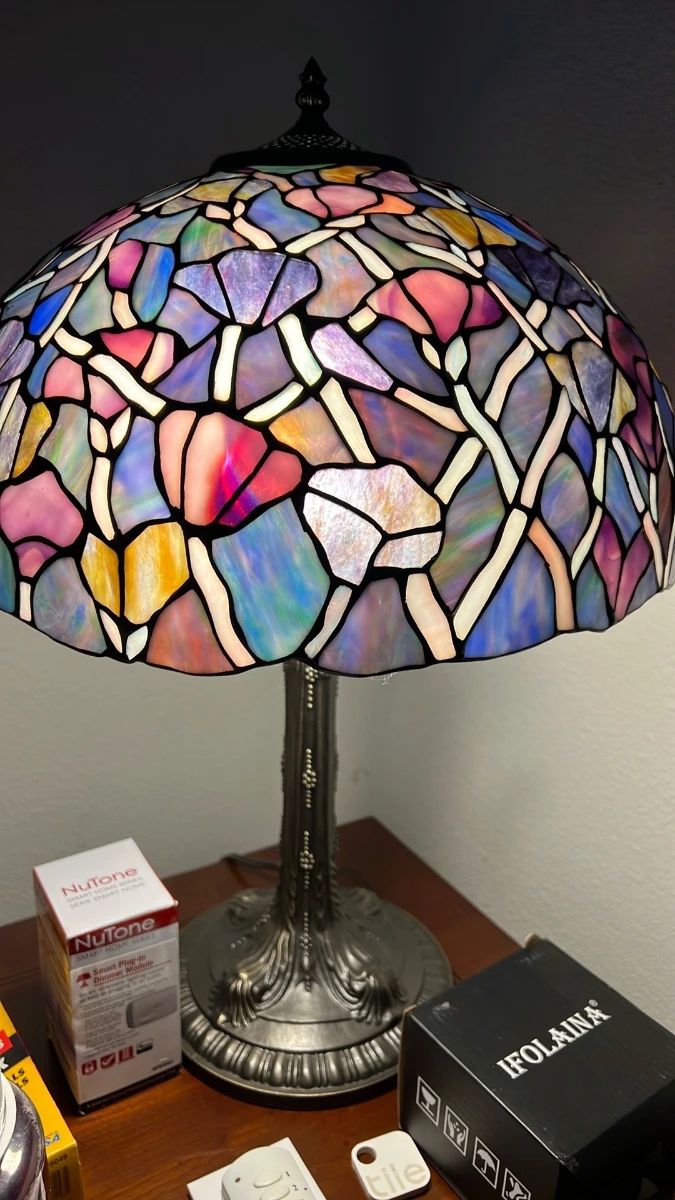 Stained Glass Tiffany Style Lamp
