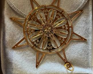 Metropolitan Museum Gold Sunburst