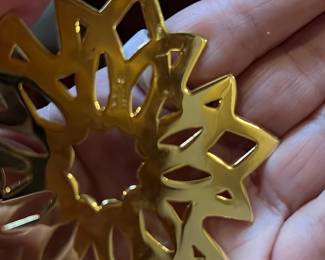 Sondra Mayer Gold Christmas Star