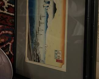 Hiroshige Ando Woodblock Print