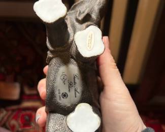 Giuseppe Armani Rhino Statue (ear chip)