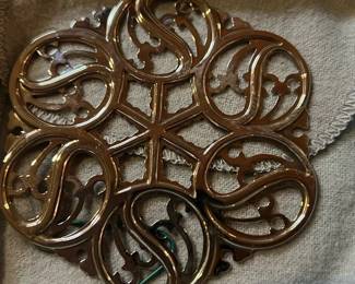 Baroque-Style Snowflake Ornament