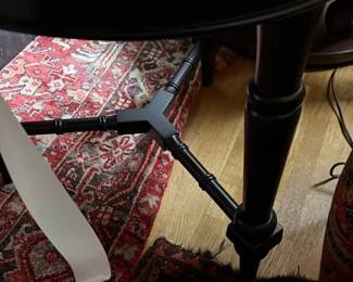 Round Marble Top Accent Table