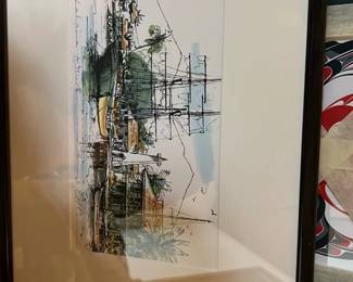 Lahaina Harbor Signed Art Print