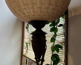 Vintage Torchiere Floor Lamp