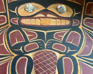 Bradi Stahla Signed Carved Table