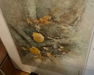 Jerry Becker Floral Abstract Print