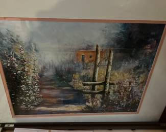 Framed Landscape Wall Art Painting