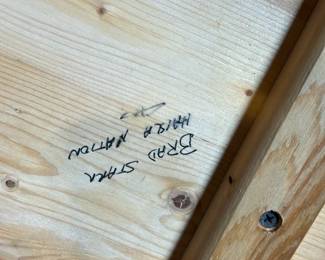 Bradi Stahla Signed Carved Table