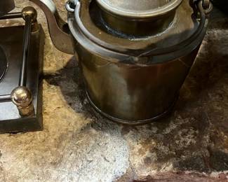 Vintage Brass Kettle Teapot