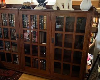 Stickley Mission Oak Bookcase Cabinet