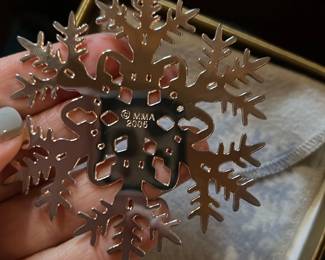MMA 2005 Snowflake Ornament
