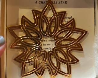 Sondra Mayer Gold Christmas Star