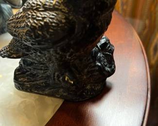 Al Wolf Canada Owl Sculpture