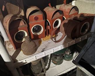 . . . five more railroad lanterns