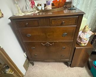 . . . antique chest of drawers