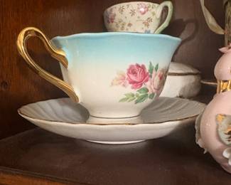 . . . English cup and saucer