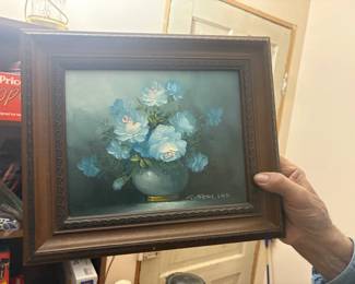 . . . vintage floral oil