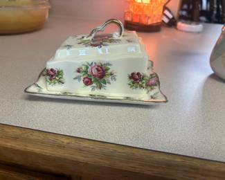 . . . vintage cheese dish