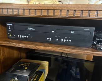 . . . VCR/DVD player