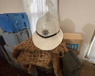 . . . vintage military helmet