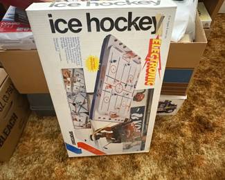 . . . vintage ice-hockey game