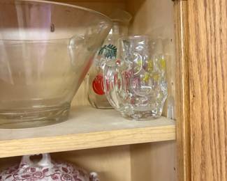 . . .  glassware